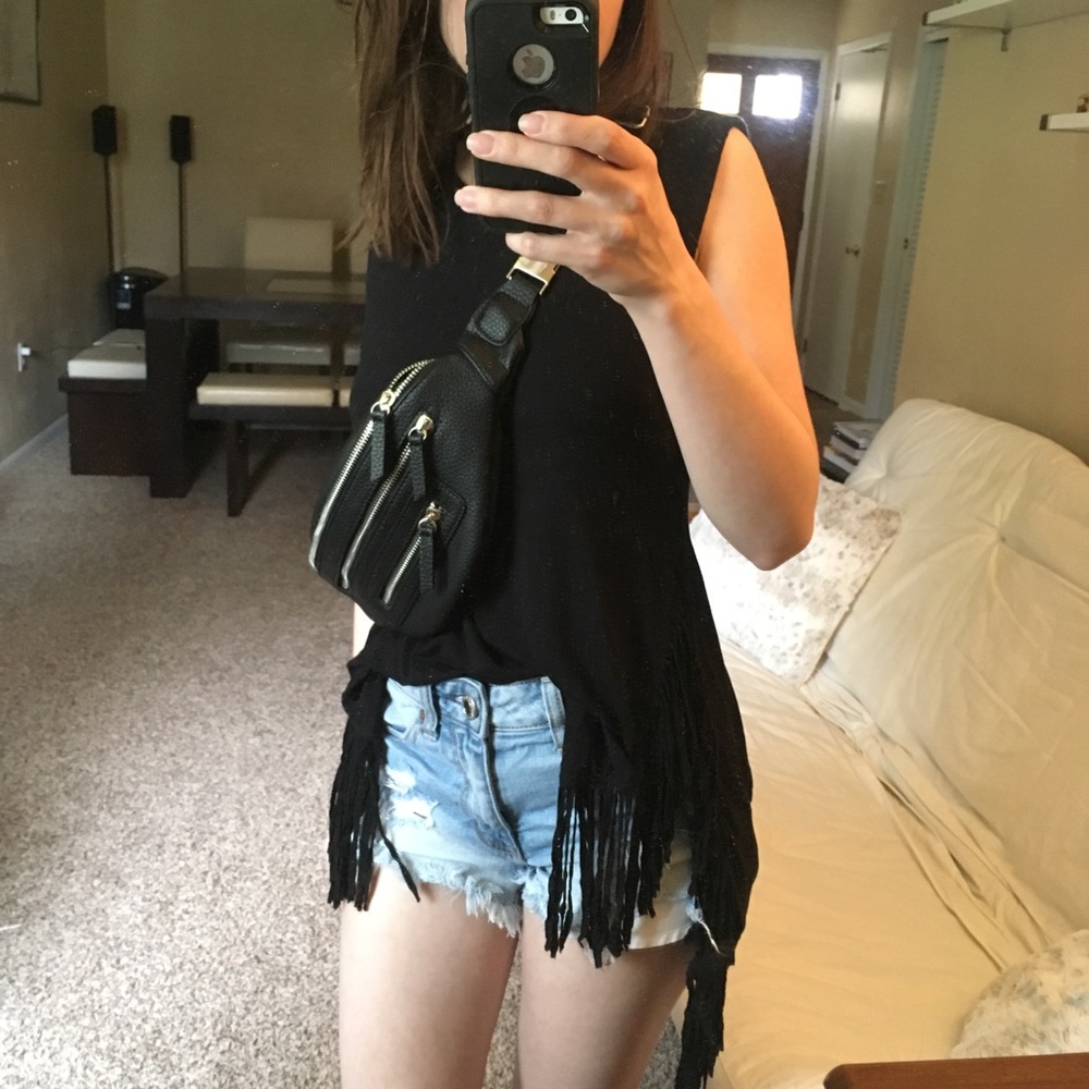 AE boho fringe tank